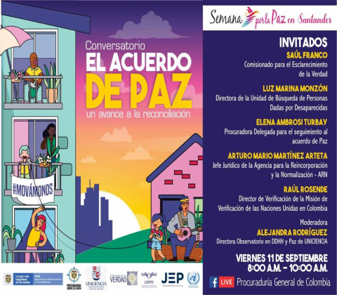 Conversatorio el acuerdo de paz: un avance a la reconciliación