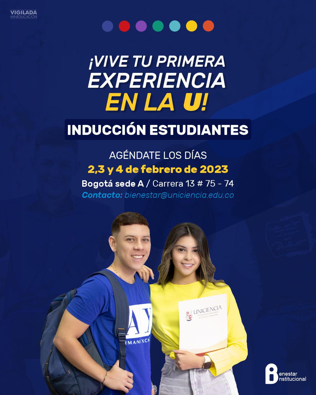 Inducción estudiantes nuevos | UNICIENCIA Bogotá
