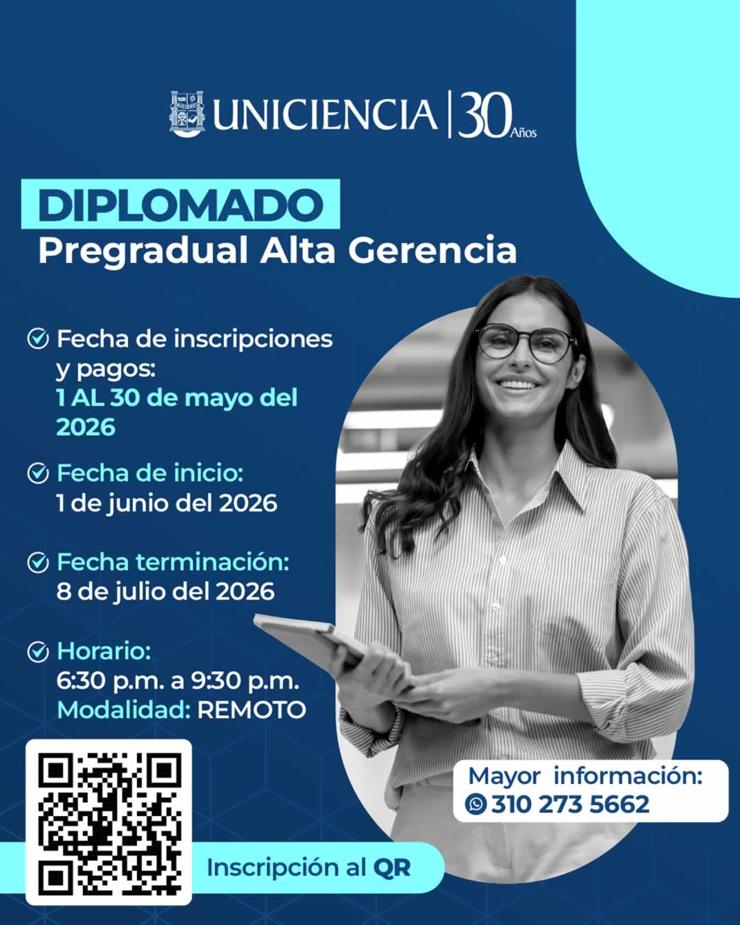 Diplomado Pregradual Alta Gerencia | UNICIENCIA