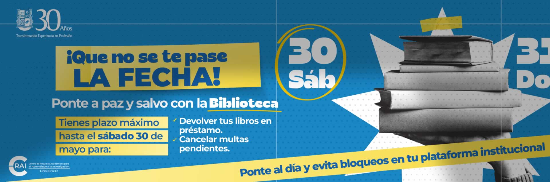 Paz y Salvo Biblioteca | UNICIENCIA